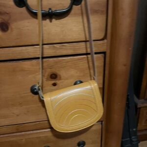 Small, NWOT, tan cross body for young girl